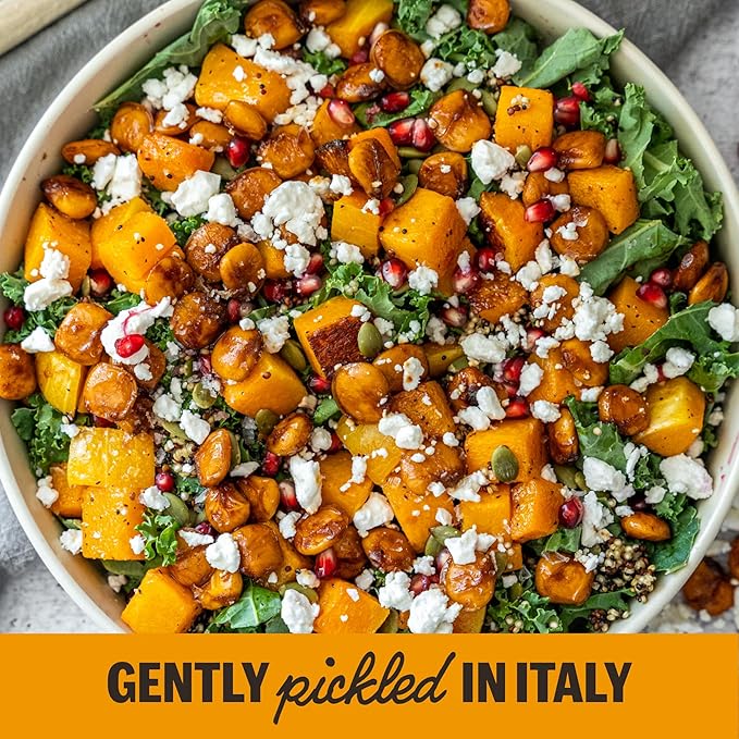 Brami Lupini Beans Snack, Mediterranean Medley | 7g Plant Protein, 0g Net Carbs | Vegan, Vegetarian, Keto, Plant Based, Mediterranean Diet | 1.1 Ounce (Pack of 8)