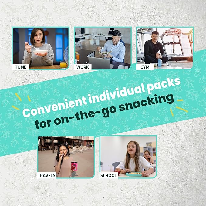 Nutruit Gourmet Healthy Snacks - 32 Pack MEGA Variety Box (12-14 Flavors) - Vegan, Gluten Free, Non-GMO Bulk Snacks - Kosher, High Protein, High Fiber, Plant-Based Healthy Snack - 1.2oz Packs