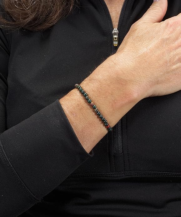 Cherry Tree Collection - Small, Medium, Large Sizes - Gemstone Beaded Bracelets For Women and Men - 4mm Round Beads