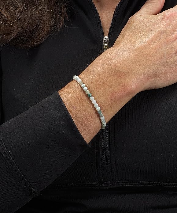 Cherry Tree Collection - Small, Medium, Large Sizes - Gemstone Beaded Bracelets For Women and Men - 4mm Round Beads