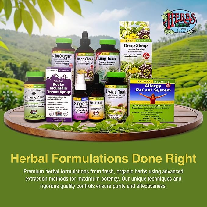 Herbs Etc - Lung Tonic - Promotes Healthy Lung Function - 1fl oz