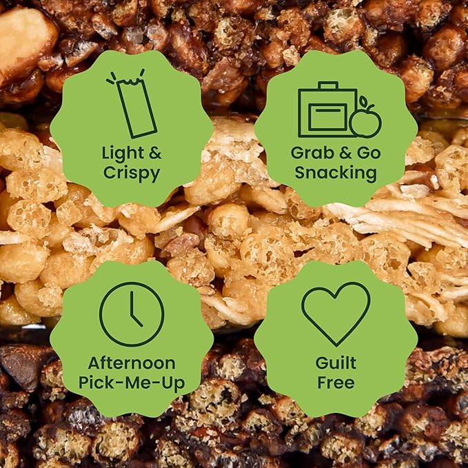 Simply Protein - Lemon Coconut Crispy Bars - Plant Based Protein Bars - Low Carb, Low Sugar, High Fiber - 13g Protein, 2g Sugar, 7g Fiber - Vegan, Gluten Free, Non GMO, Kosher - 8 Bars