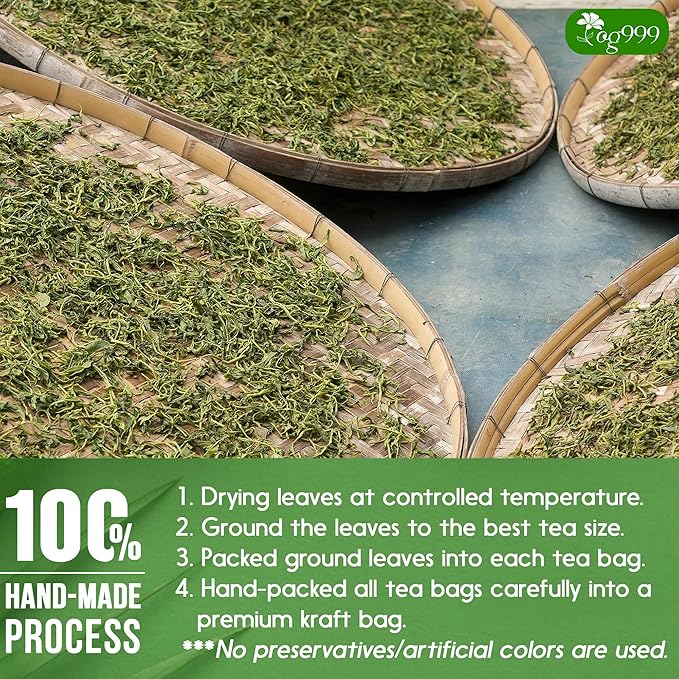 TOG999, Premium 40 Thyme Leaf Tea Bags, 100% Natural & Pure, Loose Leaf Herbal Tea. Thyme Leaf Tea. No Sugar, No Caffeine, No Gluten, Vegan.