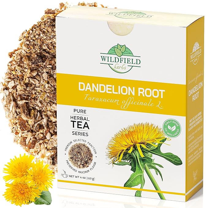 4 oz. Dandelion Root Tea Dandelion Tea Herbal (Taraxacum Officinale) - 113g Herb Raíz De Diente De León