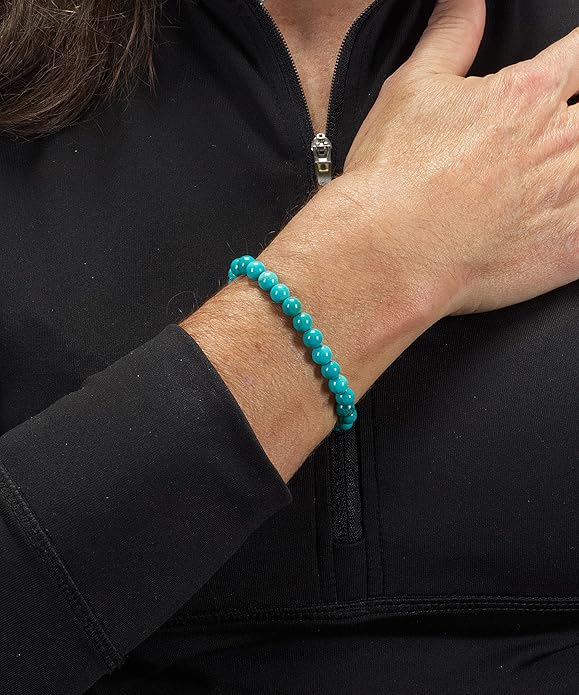 Cherry Tree Collection - Small, Medium, Large Sizes - Gemstone Beaded Bracelets For Women and Men - 6mm Round Beads