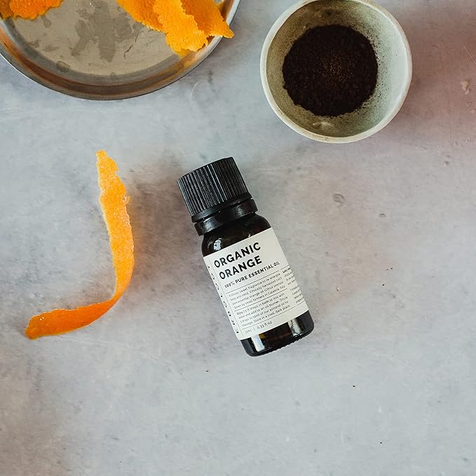 Erbology Organic Pure Orange Essential Oil 0.34 fl oz - Small Batch - Sustainably Sourced Straight from Farm in Italy