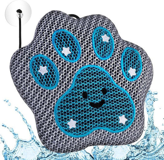 Hot-Tub-Scum-Absorber Paw Spa-Sponge-Oil-Absorbing-Sponge Reusable-Scum-Bug-Hot-Tub-Floating-Sponge-Remover Skimmer-Songe-Absorber Keep Water Cleaner Hot-Tub-Accessories Swimming Pool Cleaning
