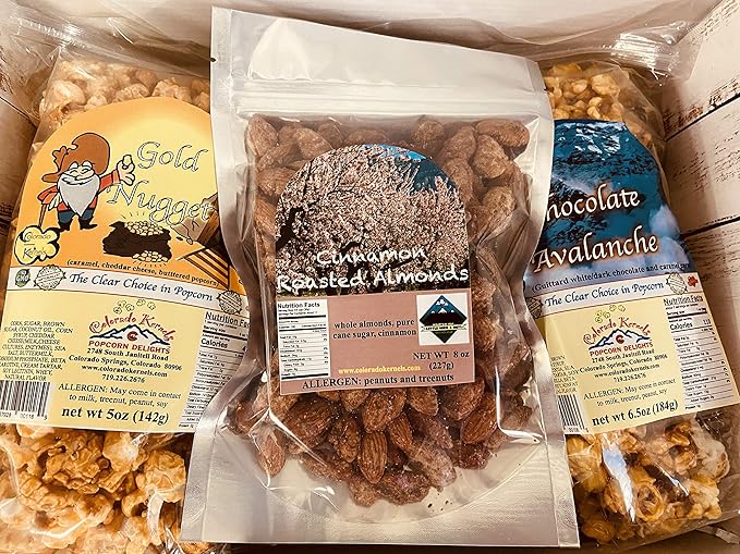 Colorado Kernels Variety Box (Avalanche, Cinnamon Almonds, Nugget)