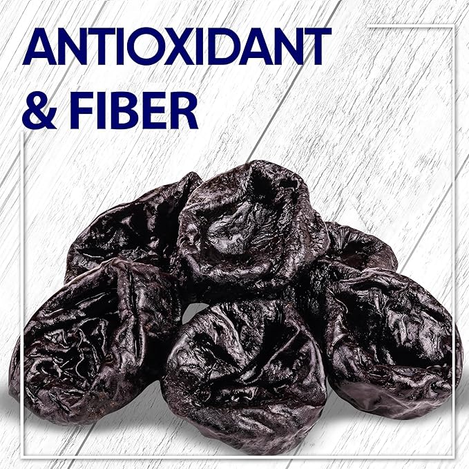 Happy Village Organic Soft Dried Plums 21 OZ (3 Packs of 7 OZ) – Soft & Juicy Prunes with No Refined Sugar, Organic, Non-GMO, Kosher, Gluten-Free