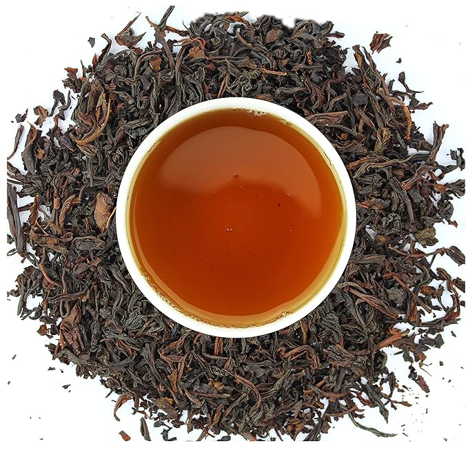 English Breakfast Tea | ORGANIC Ceylon OP grade loose leaf black tea | CRISP, RICH & AROMATIC | 110+ Cups | 100% Idulgashinna SINGLE Estate Tea