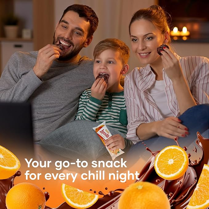 Roshen “Lovita” Jelly Cookies, Biscuits with Orange Flavored Jelly Filling 4.76 oz/135grams, Pack of 2