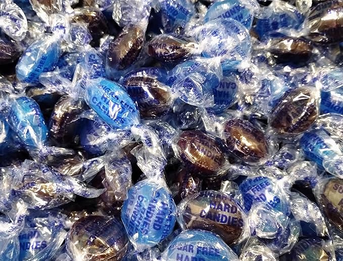Sugar Free Assorted Mixed Berry Hard Candy Buttons - 1 lb of Fresh Delicious Individually Wrapped Blackberry Raspberry Candy