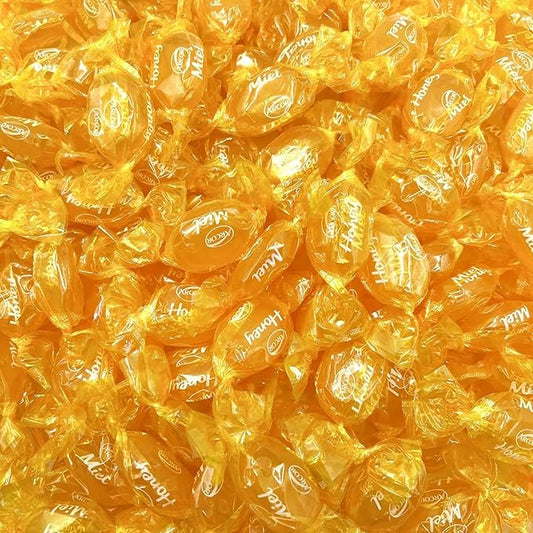 Halloween Honey Filled Hard Candy - 1 lbs - Flavored Classic Bon Bons Filled with Real Honey - American Vintage Candy Snack Assortment- Individually Wrapped, 16 oz.