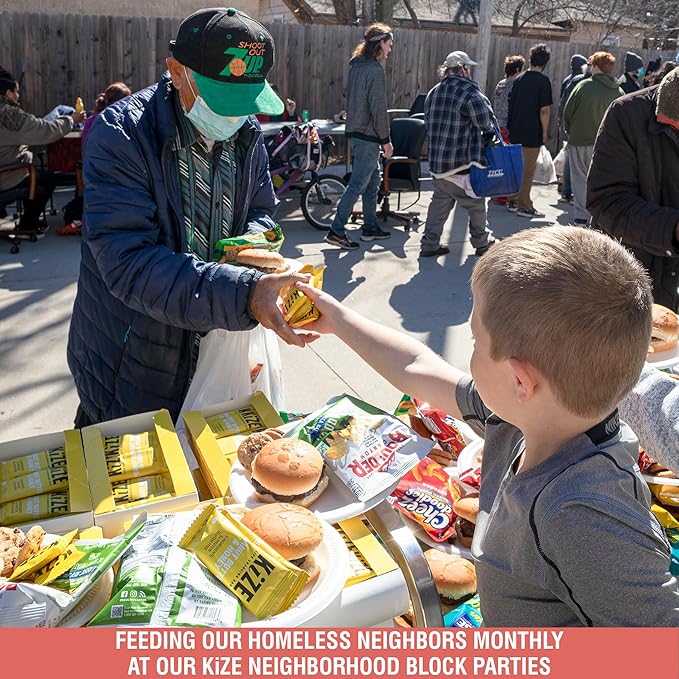 KiZE Energy Bars - Peanut Butter Honey - 20-Count - Gluten Free, Dairy Free, Non-GMO, and High Protein Meal Replacement Energy Bars, Clean and Simple Food Ingredients - 7g High Protein Snacks (20 Count)