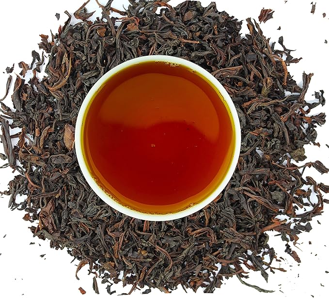 U.S. Wellness Naturals Irish Breakfast Tea, SMOOTH, RICH & WELL-ROUNDED loose leaf tea, 110+ cups, 8oz, 100% ORGANIC CEYLON (2 Estate Blend), fresh new harvest, OP grade tea