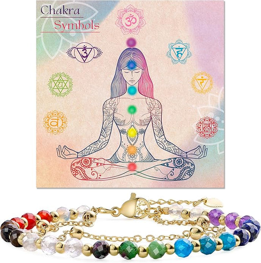 Farfume Crystal Bracelet Beaded Bracelets for Women 4mm Natural Stone Beads Gemstone Handmade Anxiety Jewelry Gifts