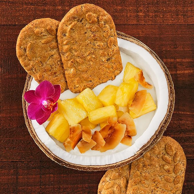 belVita Breakfast Bars Biscuits, Toasted Coconut, 30 Total Packs, 6 Boxes (4 Biscuits Per Pack)