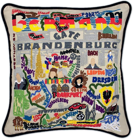 Catstudio Germany Embroidered Decorative Throw Pillow