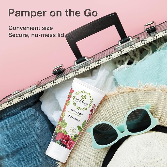 Aromatherapy Hand Cream for Dry Skin – Shea Butter Hand Cream for Women and Men with an Awakening, Long-Lasting Berry Picking Scent – Vegan Hand Cream Lotion for Dry Skin, 3 Oz.