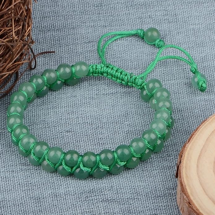 MASSIVE BEADS Double Layer Natural Chakra Healing Power Crystals Macrame Bracelet Yoga Stone Beads Gemstone Meditation Relax Anxiety Bangle for Unisex Women Men