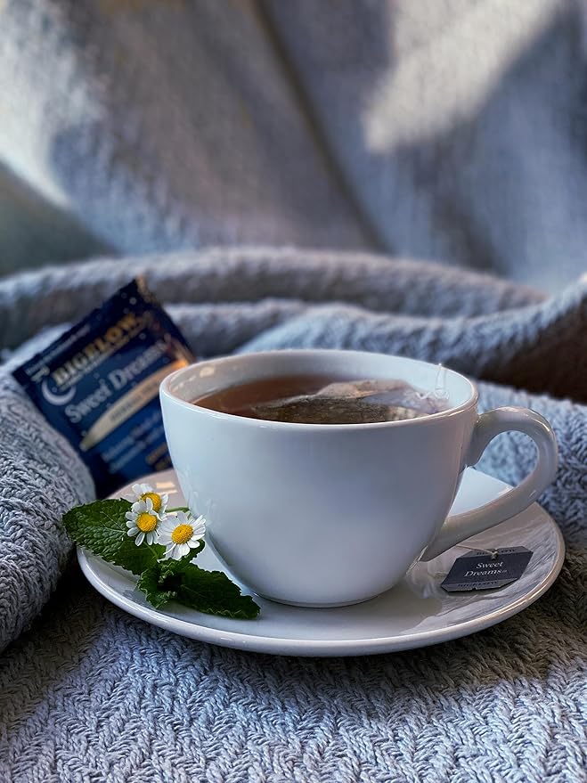 Bigelow Sweet Dreams Herbal Tea Bags, 20 Count Box (Pack of 6) Caffeine Free Herbal Tea, 120 Tea Bags Total