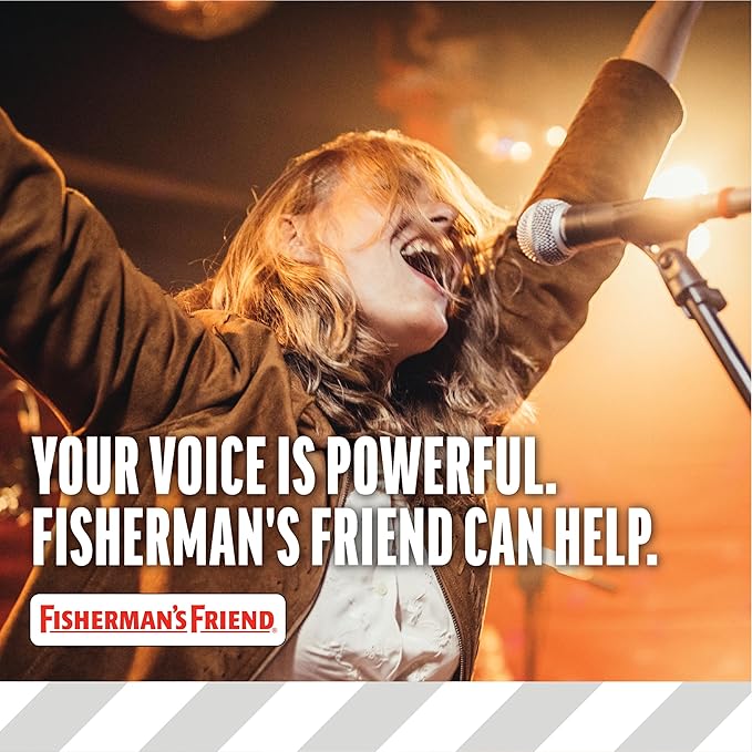 Fisherman's Friend Cough Drops, Cough Suppressant and Sore Throat Lozenges, Original Extra Strong, 10mg Menthol, 228 Drops (6 Packs of 38)