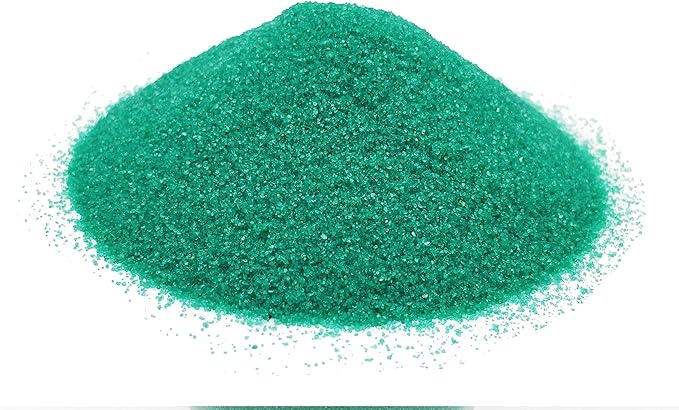 Green Sand - Fine Sand for Zen Garden, Resin Incense Burner, Smudge Bowl, Ritual Incense, Cast Iron Cauldron, Unity Ceremony, Sensory Bin Table, Mandalas, Crafts by Alternative Imagination (1 Pound)