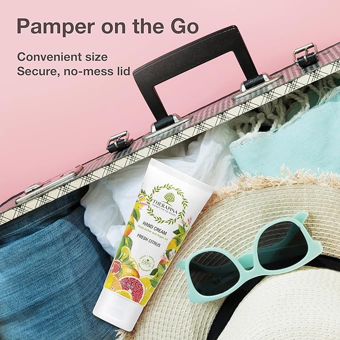 Aromatherapy Hand Cream for Dry Skin – Shea Butter Hand Cream for Women and Men with an Awakening, Long-Lasting Fresh Citrus Scent – Vegan Hand Cream Lotion for Dry Skin, 3 Oz.