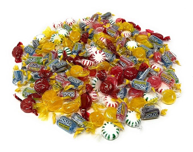 Halloween American Favorite Hard Candy Assorted Bulk Party Mix Ranchers And Old Fashioned Candies Individually Wrapped 12 Flavor Assortment Variety Pack 2 Lbs 150+pcs (32 Oz)