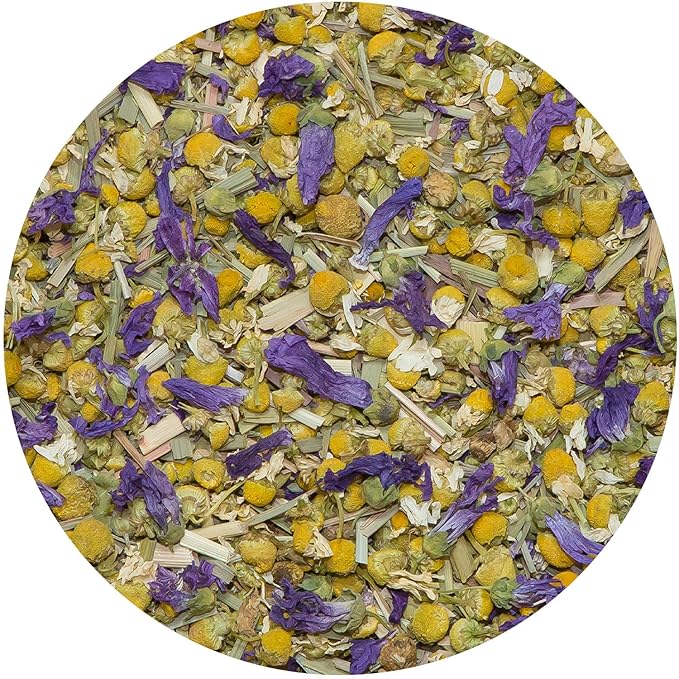 Tiesta Tea - Lavender Chamomile Herbal Tea, Loose Leaf, Calming Blend with Chamomile, Lavender, Lemongrass, Caffeine-Free Herbal, Great for Hot or Iced Brews, Refillable Tin, 50 Cups, 2 Ounce