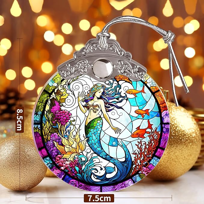Beautiful Mermaid Ornament - Christmas Keepsake & Stocking Stuffer - Gift for Girls