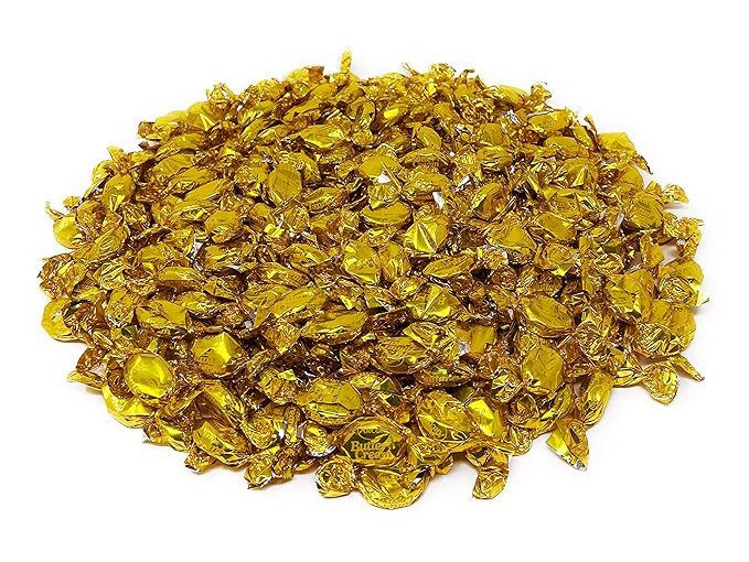 Halloween Butter Cream Hard Candy - 3 lbs - Classic Butter n' Cream Old School Butterscotch Hard Candies - Bulk American Vintage Candy Assortment - Individually Wrapped, 48 oz.