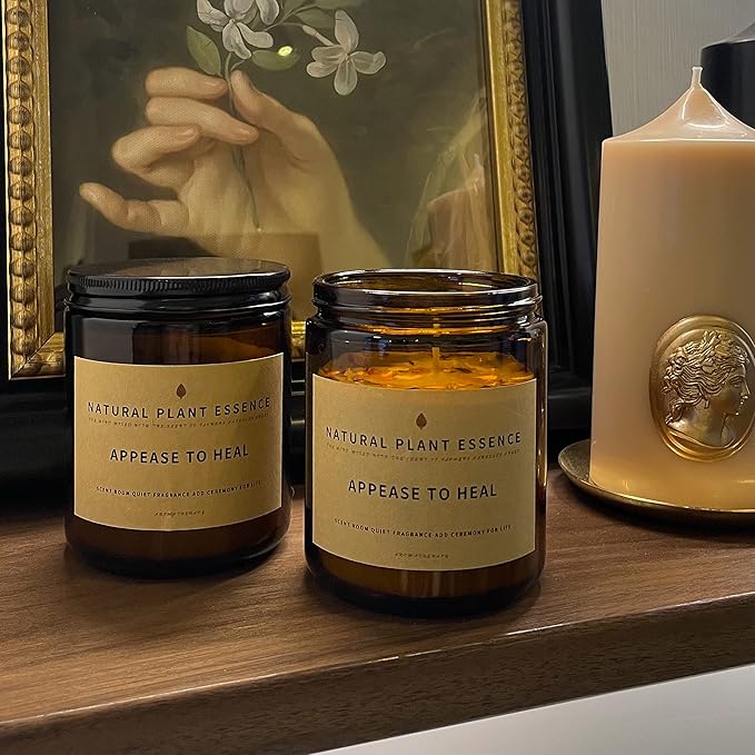 Coconut Milk Fragrance Scented jar Candles for Women Jar Candle 7oz Burns 30 Hours. Handmade Soy Wax Healing Candle Ideal for Bedroom, Kitchen, Bath