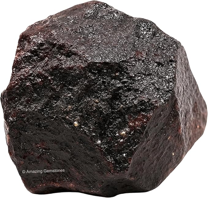 Amazing Gemstone Garnet Raw Crystals and Healing Stones, Natural Rocks for Tumbling - DIY Raw Stones and Crystals, 2 Pieces