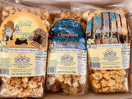 Colorado Kernels Variety Box (Avalanche, Cinnamon Almonds, Nugget)