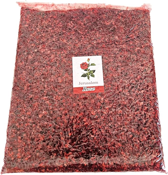 Holy Land Market Jerusalem Crushed and Sealed Flower Incense from The Holy Land (Rose, 16 Ounces)