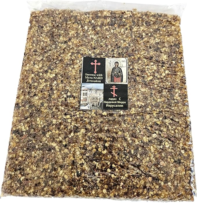 Holy Land Market Jerusalem Crushed and Sealed Flower Incense from The Holy Land (Nard, 16 Ounces)