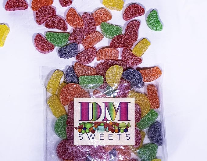 Assorted Fruit Slices - 2.5 lbs of Fresh Sweet Sugar Coated Jelly Candies